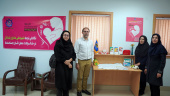 مسئولین مرکز بهداشت شهرستان شیراز( شهدای والفجر)  از اتاق مادر و کودک مؤسسه ISC بازدید کردند